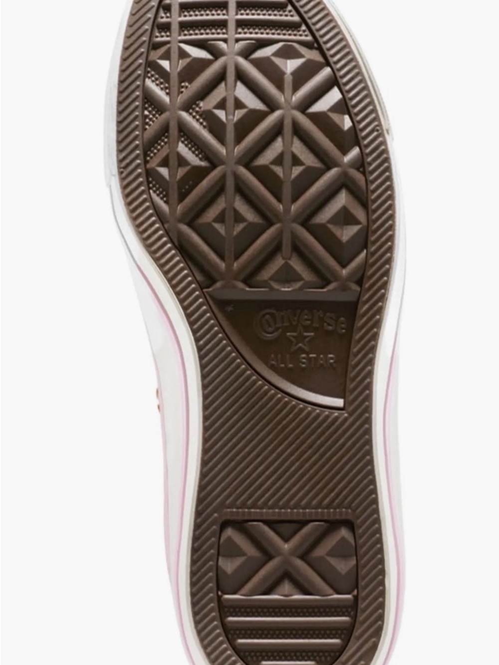 Converse High Top Sneaker - Light Pink with White Accents - Picture 6 of 12